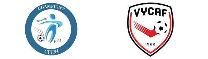 logo des 2 équipes, Champigny et Yerres
