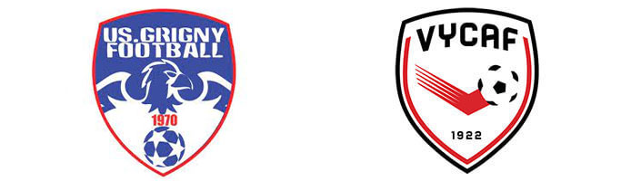 logo des 2 équipes, Grigny et Yerres