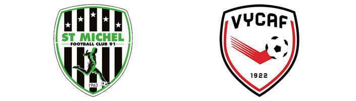 logo des 2 équipes, St Michel et Marne Yerres