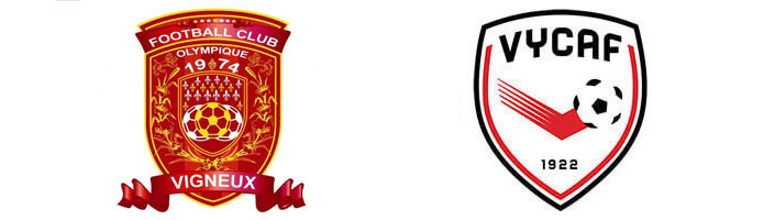 logo des 2 équipes, Vigneux et Yerres