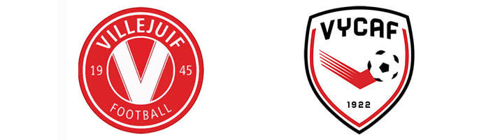 logo des 2 équipes, Villejuif et Yerres