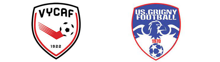 logo des 2 équipes, Grigny et Yerres