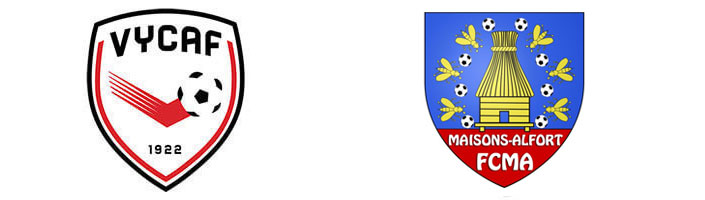 logo des 2 équipes, Maison Alfort et marne et Yerres