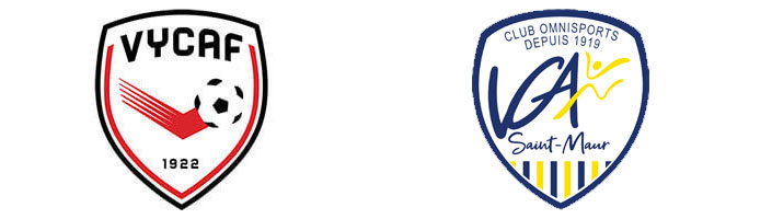 logo des 2 équipes, Saint Maur et Yerres