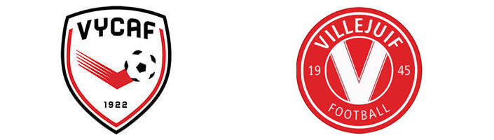 logo des 2 équipes, Villejuif et Yerres