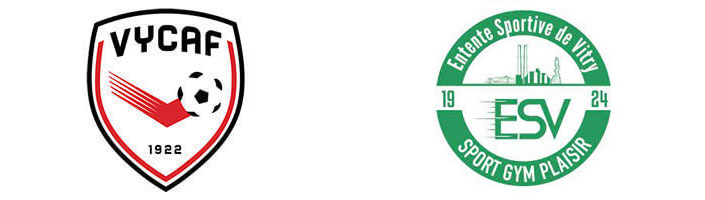 logo des 2 équipes, Vitry et Yerres
