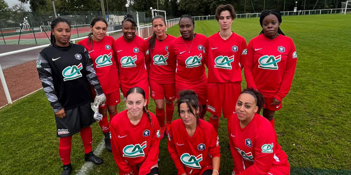 photo des séniors lors du match contre Palaiseau